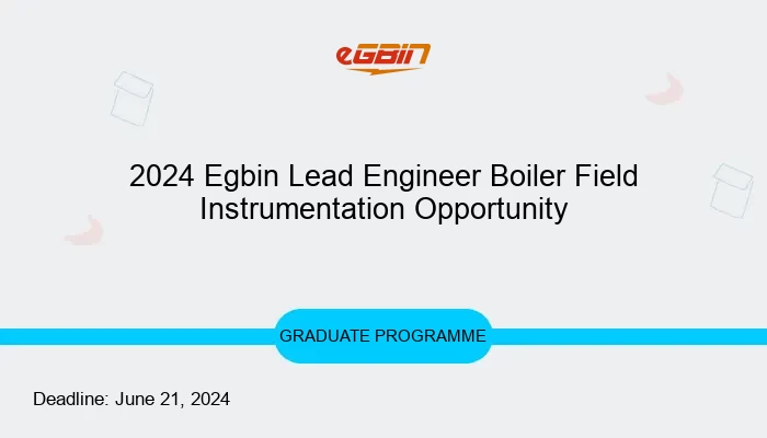 2024 Egbin Lead Engineer Boiler Field Instrumentation Opportunity