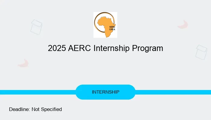 2025 AERC Internship Program