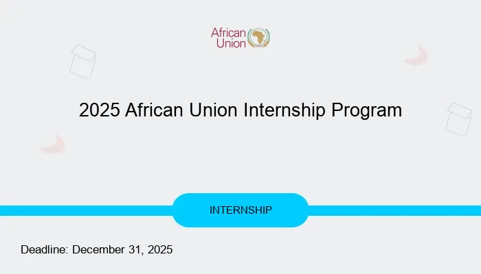 2025 African Union Internship Program
