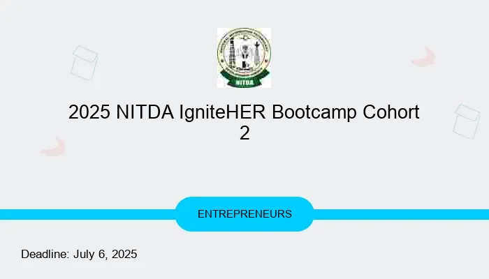 2025 NITDA IgniteHER Bootcamp Cohort 2