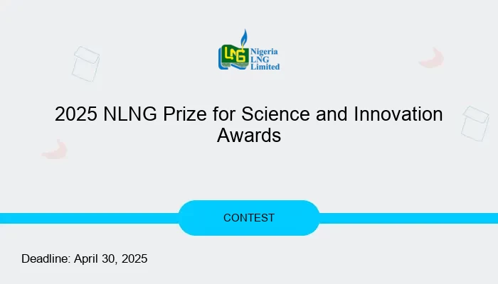 2025 NLNG Prize for Science and Innovation Awards