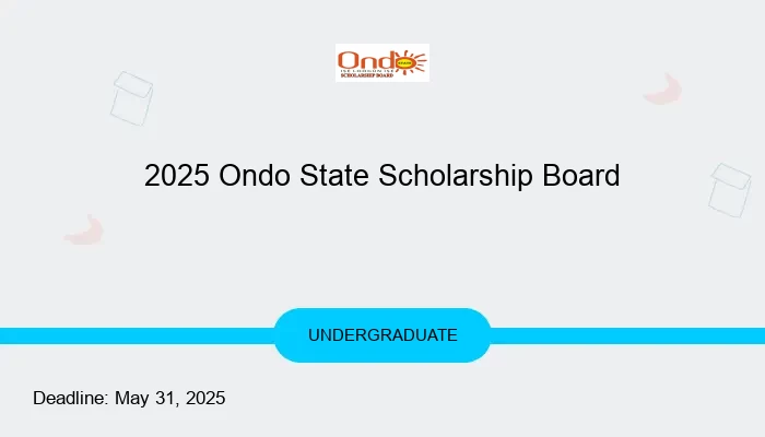 2025 Ondo State Board Scholarship and Bursary Awards For Nigerian Students