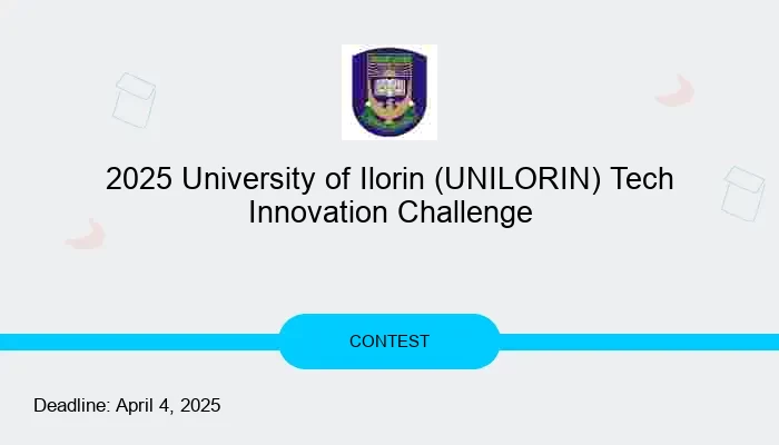 2025 University of Ilorin (UNILORIN) Tech Innovation Challenge