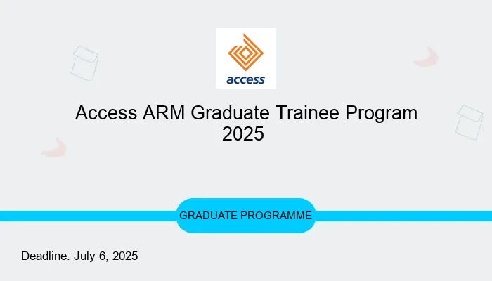 Access ARM Graduate Trainee Program 2025