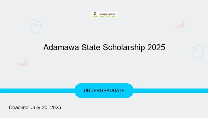 Adamawa State Scholarship 2025
