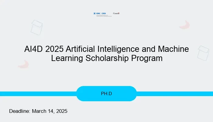 AI4D 2025 Artificial Intelligence and Machine Learning Scholarship Program