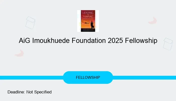 AiG Imoukhuede Foundation 2025 Fellowship