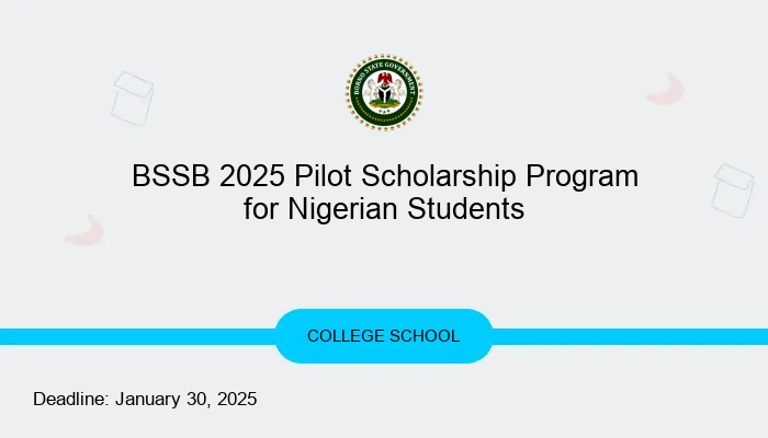 BSSB 2025 Pilot Scholarship Program for Nigerian Students