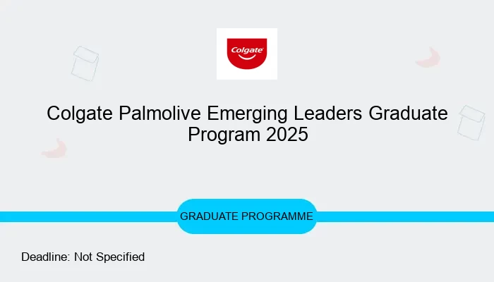 Colgate Palmolive Emerging Leaders Graduate Program 2025