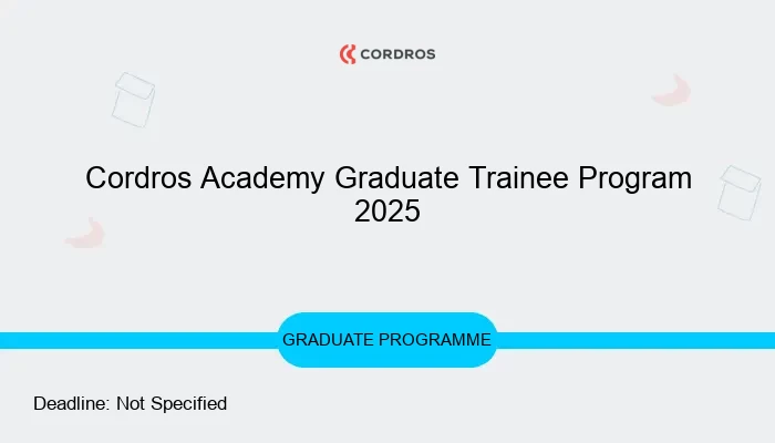 Cordros Academy Graduate Trainee Program 2025