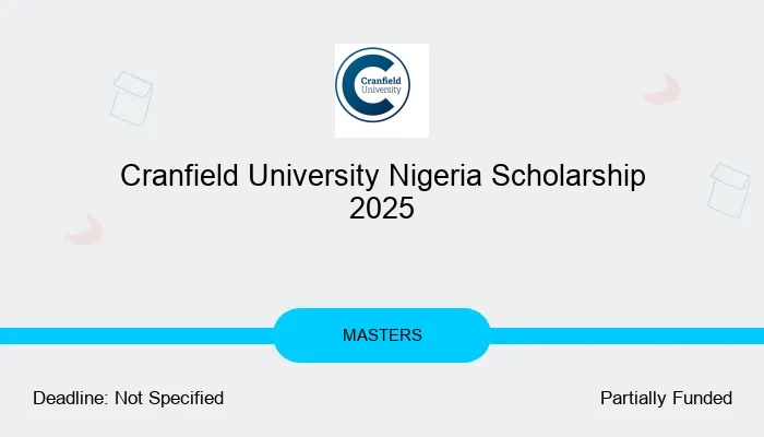 Cranfield University Nigeria Scholarship 2025