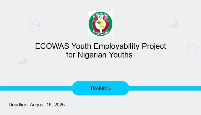 ECOWAS Youth Employability Project for Nigerians 2025