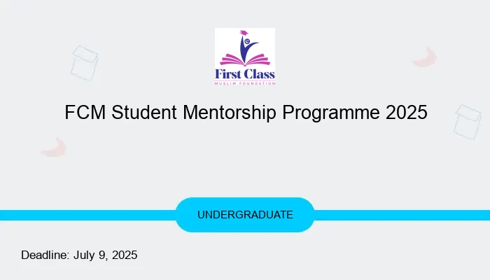 FCM Student Mentorship Programme 2025