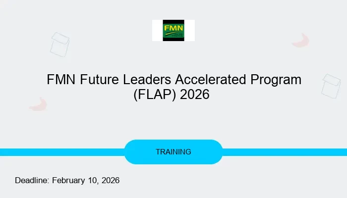FMN Future Leaders Accelerated Program (FLAP) 2026