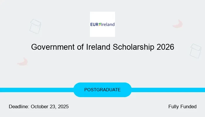 Government of Ireland Scholarship 2026
