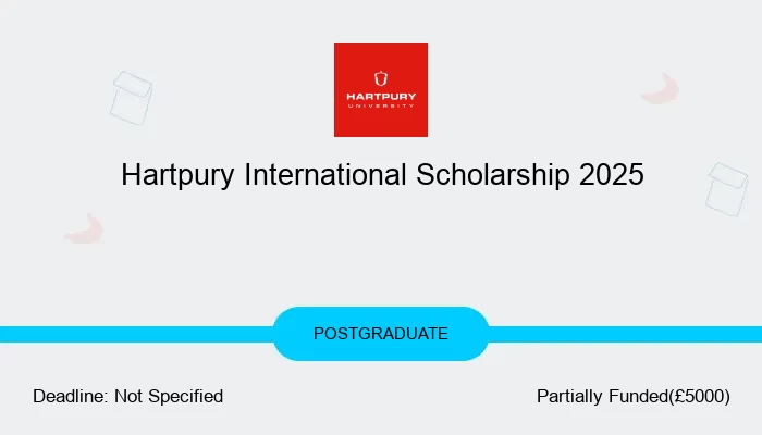 Hartpury International Scholarship 2025