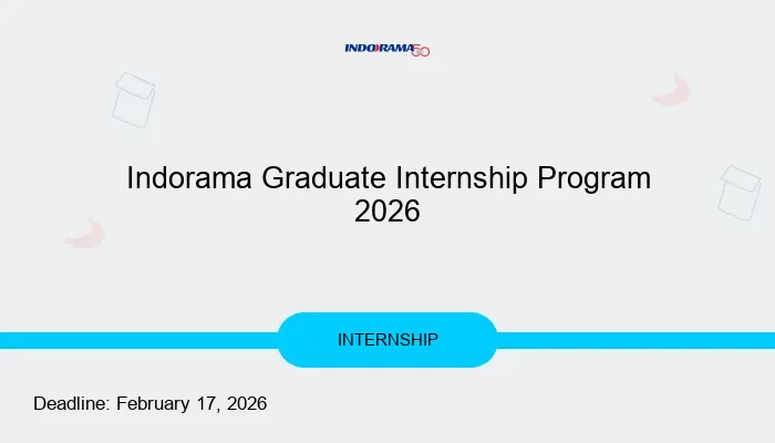 Indorama Graduate Internship Program 2026