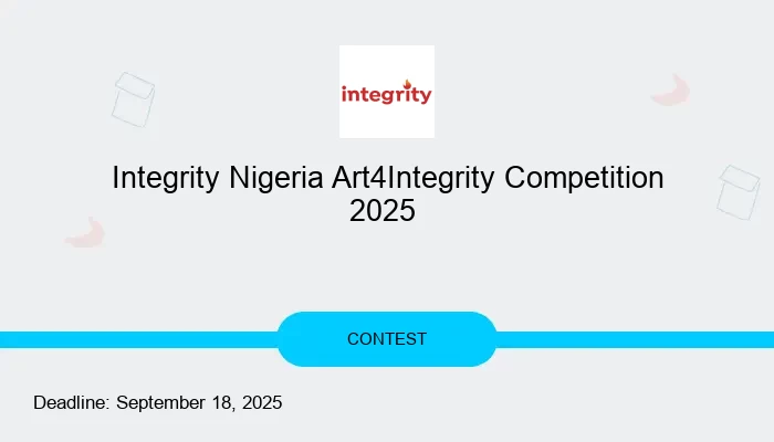 Integrity Nigeria Art4Integrity Competition 2025