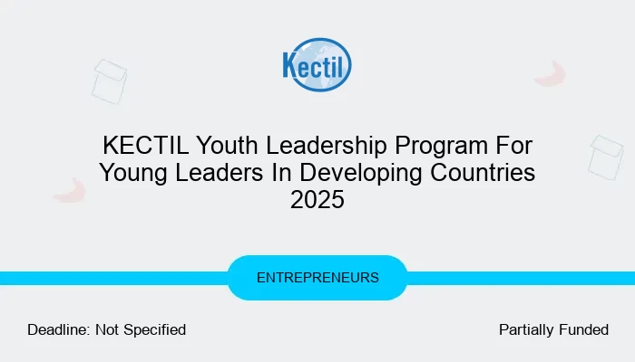 KECTIL Youth Leadership Program For Young Leaders In Developing Countries 2025