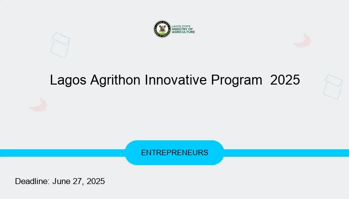 Lagos Agrithon Innovative Program  2025
