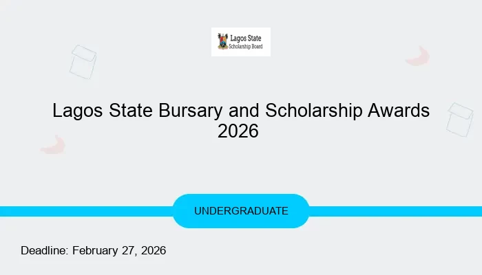 Lagos State Bursary and Scholarship Awards 2026