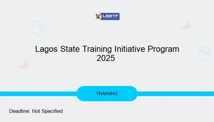 Lagos State Training Initiative Program 2025