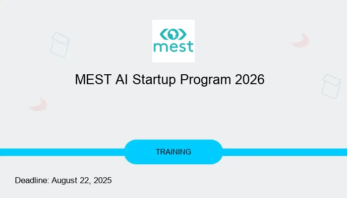 MEST AI Startup Program 2026