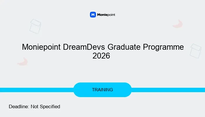 Moniepoint DreamDevs Graduate Programme 2026