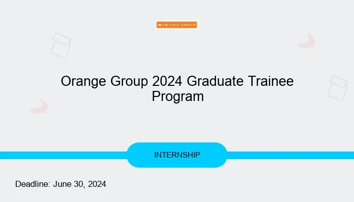 Orange Group 2024 Graduate Trainee Program For Young Nigerians