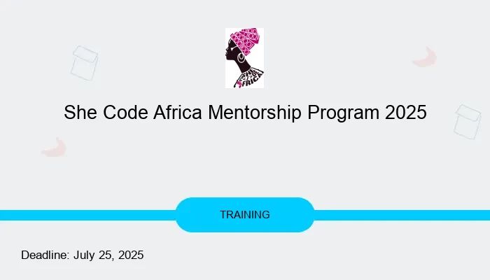 She Code Africa Mentorship Program 2025