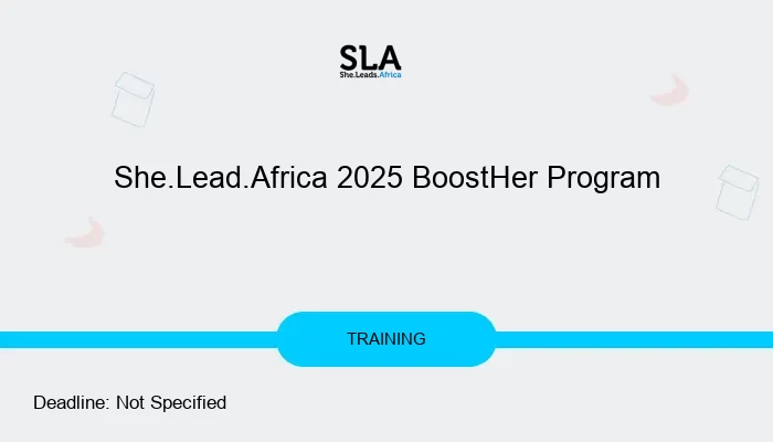 She.Lead.Africa 2025 BoostHer Program
