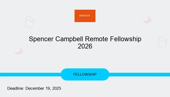 Spencer Campbell Remote Fellowship 2026