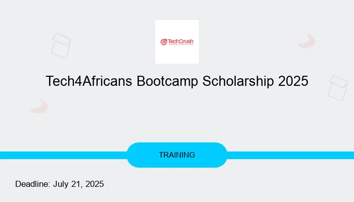 Tech4Africans Bootcamp Scholarship 2025