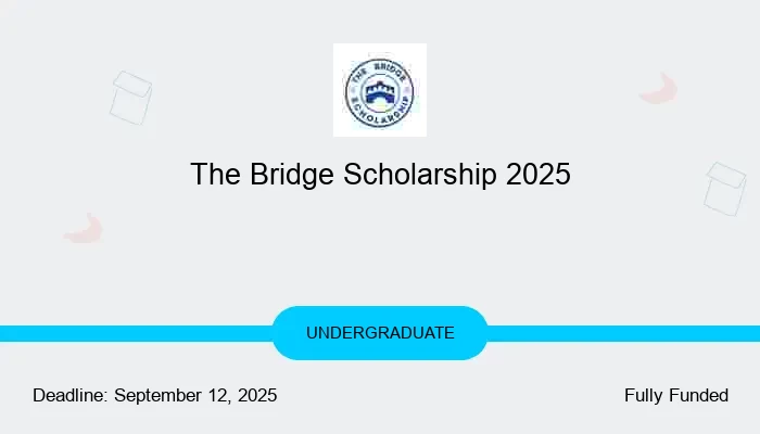 The Bridge Scholarship 2025