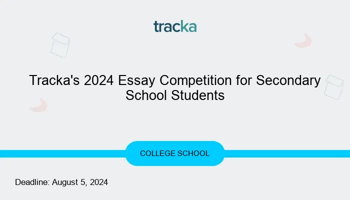 Tracka's 2024 Essay Competition for Secondary School Students