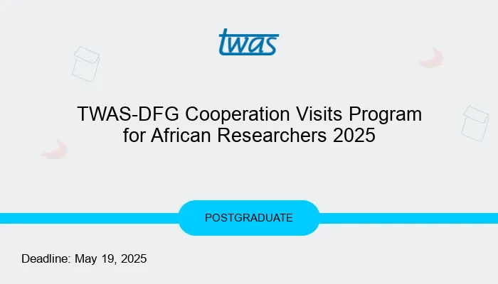 TWAS-DFG Cooperation Visits Program for African Researchers 2025