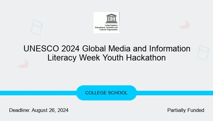 UNESCO 2024 Global Media and Information Literacy Week Youth Hackathon