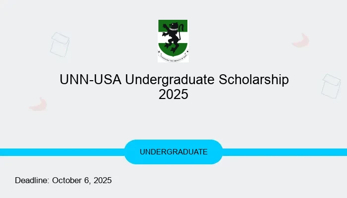 UNN-USA Undergraduate Scholarship 2025