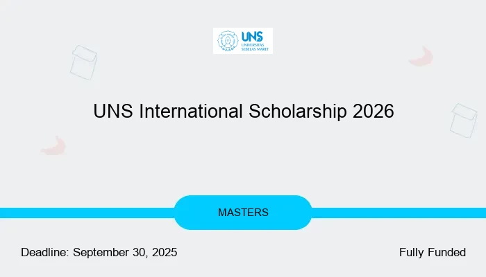 UNS International Scholarship 2026