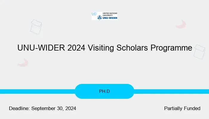 UNU-WIDER 2024 Visiting Scholars Programme