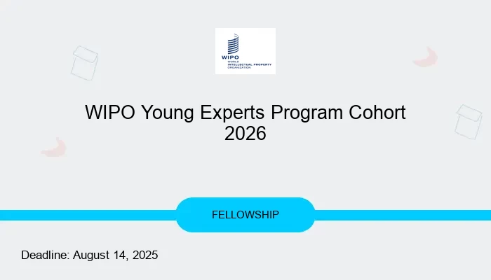 WIPO Young Experts Program Cohort 2026